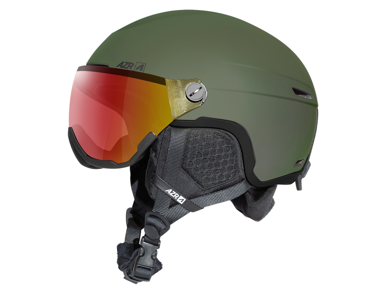 Kromic Orion Visière - Kaki & Noir mat Kromic Orion Visière - Kaki & Noir mat