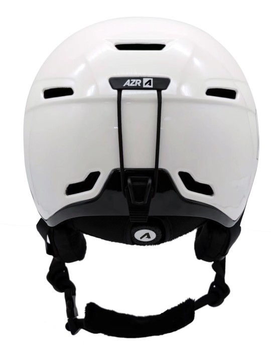 Orion Visière- Blanc nacré et noir verni